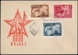 1950 Május 1. (I.) Sor FDC - Otros & Sin Clasificación