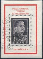 O 1953 Sztálin Gyászblokk (6.000) - Other & Unclassified