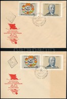 1957 Nagy Októberi Szocialista Forradalom (IV.) 3 Db FDC - Sonstige & Ohne Zuordnung