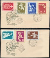 1958-2959 Sport (III.) Sor 2 Db FDC-n; Nemzetközi Geofizikai Év Sor 2 Db FDC-n; Haydn-Schiller Sor 2 Db FDC-n - Sonstige & Ohne Zuordnung