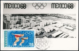 1968 Mexikói Olimpia 20f Különleges CM - Other & Unclassified