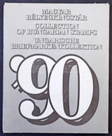 ** 1990 Bélyegkincstár, Benne Hologramos Blokk Fekete Sorszámmal - Sonstige & Ohne Zuordnung