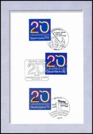 2009 Magyar Osztrák Határnyitás Emléklap Magyar, Osztrák és Német Bélyeggel - Sonstige & Ohne Zuordnung