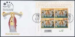 2012 Karácsony Kisív FDC-n (3.800) - Other & Unclassified