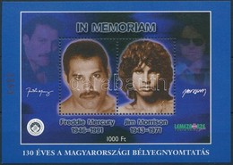 ** 2001 In Memoriam Freddie Mercury - Jim Morrison - Other & Unclassified