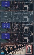 ** 2007 Egyesült Európa 4 Db-os Emlékív Garnitúra Azonos Sorszámmal (30.000) - Sonstige & Ohne Zuordnung