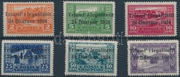 ** 1925 Forgalmi Sor Felülnyomással Mi 104-110 (betapadás Nyomok) - Other & Unclassified