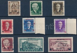 ** 1945 Forgalmi Felülnyomott Sor Mi 359-367 - Other & Unclassified