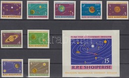 ** 1964 Naprendszerünk Bolygói II. Sor Mi 902-910 + Blokk Mi 28 - Other & Unclassified