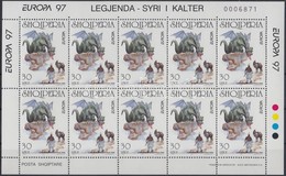 ** 1997 Europa CEPT Mítoszok és Legendák Kisívsor 2 Stecklapon Mi 2619-2620 - Sonstige & Ohne Zuordnung