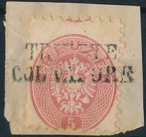 1864 Képbe Fogazott 5kr 'TRIESTE COL VAPORE' - Sonstige & Ohne Zuordnung