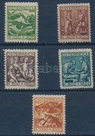 ** 1924 Tuberkulózis Sor Mi 442-446 - Otros & Sin Clasificación