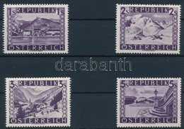 ** 1947 Tájképek Sor 4 Záróértéke Mi 850-853 - Otros & Sin Clasificación