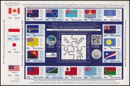 ** 2012 Csendes-óceáni Szigetek Konferenciája, Zászlók, 14 értékes + 16 értékes Kisív - Other & Unclassified