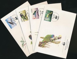 ** 1984 WWF: Madarak Sor Mi 836-839 + 4 FDC - Sonstige & Ohne Zuordnung