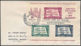 1955 Mi Blokk 1 FDC - Sonstige & Ohne Zuordnung