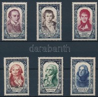 ** 1950 Vöröskereszt: 18. Századi Híres Emberek Sor Mi 885-890 - Other & Unclassified