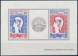 ** 1982 PHILEXFRANCE 82, Párizs Sor,
PHILEXFRANCE 82, Paris Set
Mi 6 - Other & Unclassified