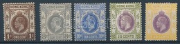 * 1921/1926 Forgalmi Bélyegek / Definitive Stamps Mi 114, 117-119, 121 - Other & Unclassified