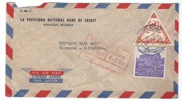 COVER CORREO AERO - AIR MAIL - GUAYAQUIL - DUISSURG - ALEMANIA. - Equateur