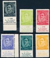 ** 1933 Pen Klub Kongresszus Sor Mi 249-254 - Other & Unclassified