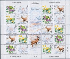 ** 2005 Állatok és Virágok Kisív Mi 3239-3242 - Sonstige & Ohne Zuordnung