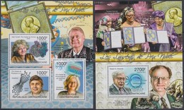 ** 2011 Nobel-díjasok Kisív Mi 3124-3126 + Blokk Mi 739 - Otros & Sin Clasificación