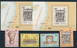 ** 1968 Tyros-i ásatás Sor Mi 1045-1048 + Fogazott és Vágott Blokk 37 A+B - Sonstige & Ohne Zuordnung