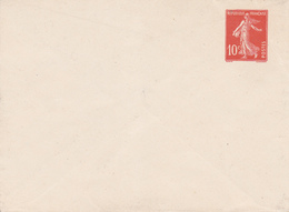 Enveloppe Semeuse Camée 10 C Rouge  E 17 Neuve - Enveloppes Types Et TSC (avant 1995)