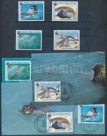 ** 1986 WWF Mediterrrán Barátfóka Sor Mi 871-874 + CM + 4 FDC-n - Sonstige & Ohne Zuordnung