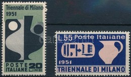 ** 1951 Milánói Triennale Mi 839-840 - Sonstige & Ohne Zuordnung