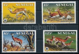 ** 1986 WWF Gazellák Sor,
WWF Gazelles Set
Mi 875-878 - Other & Unclassified