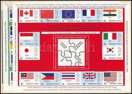 ** 2012 Csendes-óceáni Szigetek Konferenciája, Zászlók 2 Kisív Mi 1805-1834 - Other & Unclassified