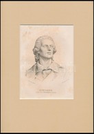 Cca 1840 Schiller Rézmetszetű Portréja. 12x18 Cm Paszpartuban - Estampas & Grabados