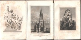 Cca 1840 6 Db Városképes és Művészeti Metszet Kb 10x15 Cm - Prints & Engravings