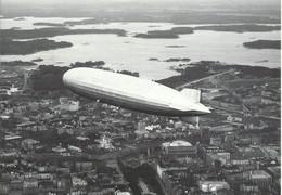 FINLANDIA, TARJETA POSTAL  TEMA ZEPPELIN - Lettres & Documents