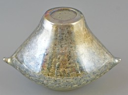 Barovier Jelzéssel: Fújt Buborékos Kis Váza, Két Rétegű, Hibátlan, M: 8 Cm - Glas & Kristall