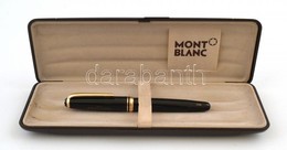 Mont Blanc Töltőtoll, Jó állapotban, 14 K Heggyel, Dobozban, H: 12,5 Cm - Sonstige & Ohne Zuordnung