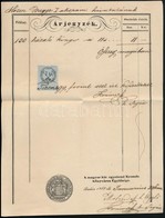 1864 Egyetemi Nyomda Számlája 100 Házalókönyvről - Unclassified