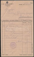 Cca 1923-1943 Vegyes Okmány Tétel (M. Kir. Baromfitenyésztő Szakiskola Gödöllő, Házasságlevél, Pénzintézeti Központ, Stb - Unclassified