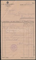 Cca 1923-1943 Vegyes Okmány Tétel (M. Kir. Baromfitenyésztő Szakiskola Gödöllő, Házasságlevél, Pénzintézeti Központ, Stb - Ohne Zuordnung