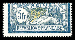 N°123, Merson 5F: Piquage à Cheval, Timbre Reduit, TTB (certificat)  Qualité: *  Cote: 425 Euros - Unused Stamps
