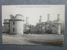 CPA 29 Finistère  CLEDER - Le Château De KERGOURNADEA'CH Kergournadeach Environs Morlaix , Saint Pol De Léon 1910 - Cléder