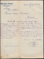 1927 Jászberény, Müller József Lehel Vendéglő és Szálloda Fejléces Levélpapírjára írt Levél - Unclassified