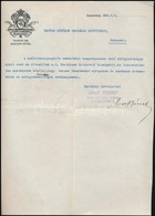 1927 Szombathely, Graf József Hotel Herczeg Szálloda Fejléces Levélpapírjára írt Levél - Unclassified