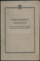 1941 Csermajor, A M. Kir. Mezőgazdasági Tejipari Szakiskola Tanulmányi értesítője - Unclassified