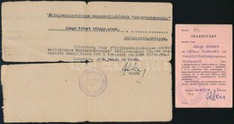 1948 Belügyes Vadászigazolvány Rendőr Főhadnagy Részére - Ohne Zuordnung