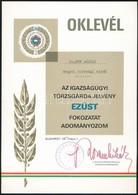 1977 Igazságügyi Törzsgárda Okirat Leendő Miniszterhelyettes Részére Korom Mihály Igazságügyminiszter Aláírásával - Other & Unclassified