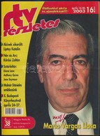 Mario Vargas Llosa (1936-) újságíró Aláírása újság Címlapján - Other & Unclassified