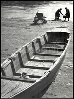 Angelo (1894-1974): Canoe, Pecséttel Jelzett, Feliratozott Fotóművészeti Alkotás, Hullámos, 40×30 Cm - Sonstige & Ohne Zuordnung
